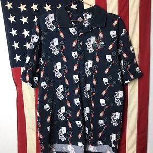 Official tobasco wear casino polo Size M